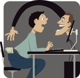  Embustes do Internet ilustração do vetor