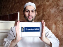 Emiratów NBD banka logo zdjęcia royalty free Emiratów NBD banka logo zdjęcia royalty free