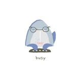Emoji exhausto del vector de la mano Sonrisa linda del tiburón con emociones ocupado ilustración del vector Emoji exhausto del vector de la mano Sonrisa linda del tiburón con emociones ocupado ilustración del vector
