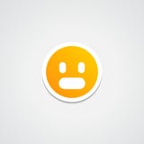 Emoji ha colpito l'autoadesivo illustrazione di stock Emoji ha colpito l'autoadesivo illustrazione di stock