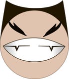 Emojien Dracula för mannen för vampyren för tecknad filmhalloween clipart avbildar eps-bilder vektor illustrationer Emojien Dracula för mannen för vampyren för tecknad filmhalloween clipart avbildar eps-bilder vektor illustrationer