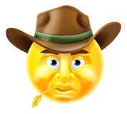 Emoticon Cowboy Royalty Free Stock Photos Emoticon Cowboy Royalty Free Stock Photos