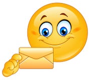 Emoticon with envelope