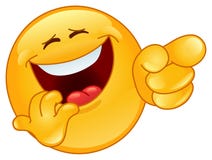 emoticon υπόδειξη γέλιου