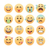 Emoticons set, emoji set, smiley collection. Emoticons pack for chat and web app design elements Stock Photo Emoticons set, emoji set, smiley collection. Emoticons pack for chat and web app design elements Stock Photo