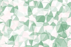 Empalideça - o verde, fundo abstrato poligonal bege Baixo teste padrão de cristal poli Projeto com formas do triângulo ilustração stock Empalideça - o verde, fundo abstrato poligonal bege Baixo teste padrão de cristal poli Projeto com formas do triângulo ilustração stock