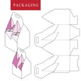 Empaquetado para la botella de la poder o Ejemplo del vector de la caja ilustración del vector Empaquetado para la botella de la poder o Ejemplo del vector de la caja ilustración del vector