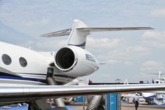 Empennage de Gulfstream G650 fotografia de stock Empennage de Gulfstream G650 fotografia de stock