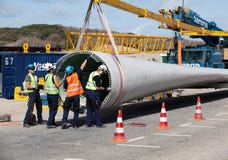Emplazamiento de la obra de la turbina de viento Fotografía de archivo libre de regalías Emplazamiento de la obra de la turbina de viento Fotografía de archivo libre de regalías