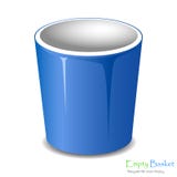 Empty Bucket Icon Isolated. Royalty Free Stock Photos Empty Bucket Icon Isolated. Royalty Free Stock Photos