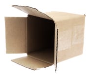 Empty Cardboard Box Stock Image