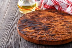 Empty cutting board- concept of cooking. royalty free stock image Empty cutting board- concept of cooking. royalty free stock image