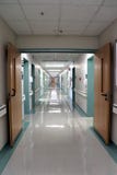Empty hallway in a hospital royalty free stock photo Empty hallway in a hospital royalty free stock photo