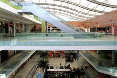 Empty shopping mall - Athens royalty free stock photo Empty shopping mall - Athens royalty free stock photo