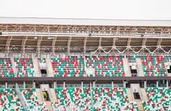 Empty stadium tribune Stock Photography Empty stadium tribune Stock Photography