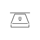 En hacker farasymbol på vit bakgrund Kan användas för rengöringsduken, logoen, den mobila appen, UI UX vektor illustrationer En hacker farasymbol på vit bakgrund Kan användas för rengöringsduken, logoen, den mobila appen, UI UX vektor illustrationer