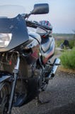 En kort motorcykelrittmotorcykel royaltyfria foton En kort motorcykelrittmotorcykel royaltyfria foton