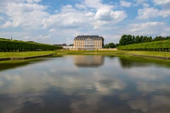 En rokokoMasterpieceAugustusburg slott föreställer ett av de första exemplen av rokokoskapelser i Tyskland För Cologne royaltyfria bilder En rokokoMasterpieceAugustusburg slott föreställer ett av de första exemplen av rokokoskapelser i Tyskland För Cologne royaltyfria bilder
