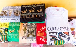 En typisk sikt av Cartagena Colombia arkivbilder En typisk sikt av Cartagena Colombia arkivbilder