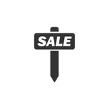 En venta plano del icono ilustración del vector En venta plano del icono ilustración del vector