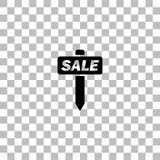 En venta plano del icono libre illustration En venta plano del icono libre illustration