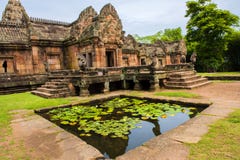Enarene el castillo de piedra, phanomrung en la provincia de Buriram, Tailandia fotografía de archivo libre de regalías Enarene el castillo de piedra, phanomrung en la provincia de Buriram, Tailandia fotografía de archivo libre de regalías