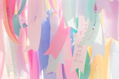 Encantos abstratos da fita ilustração stock Encantos abstratos da fita ilustração stock