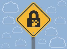 Encripción de la seguridad de Digitaces ilustración del vector Encripción de la seguridad de Digitaces ilustración del vector