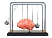 Encéphalopathie ou destruction, concept de perte de mémoire Le berceau de Newton avec le cerveau rendu 3d illustration de vecteur Encéphalopathie ou destruction, concept de perte de mémoire Le berceau de Newton avec le cerveau rendu 3d illustration de vecteur