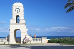 End of Worth Avenue in Palm Beach stock images End of Worth Avenue in Palm Beach stock images