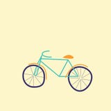 Illustration with bikes. stock illustration Illustration with bikes. stock illustration