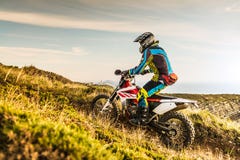 Enduro Bike Rider Royalty Free Stock Photo Enduro Bike Rider Royalty Free Stock Photo
