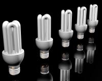 Energy Saving Light Bulbs Stock Photography Energy Saving Light Bulbs Stock Photography