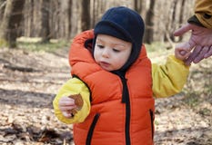 Enfant dans la forêt image libre de droits Enfant dans la forêt image libre de droits