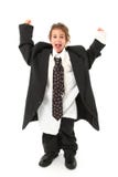 Enfant dans le procès surdimensionné photos libres de droits Enfant dans le procès surdimensionné photos libres de droits