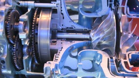 Engine. Model of gas turbine engine planes in the section Engine. Model of gas turbine engine planes in the section