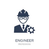 Engineer icon. Trendy flat vector Engineer icon on white backgro royalty free illustration Engineer icon. Trendy flat vector Engineer icon on white backgro royalty free illustration