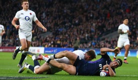 England v Scotland - Guinness Six Nations stock photo England v Scotland - Guinness Six Nations stock photo