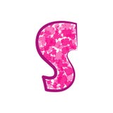 English Pink Letter S On A White Background. Vector Royalty Free Stock Image English Pink Letter S On A White Background. Vector Royalty Free Stock Image