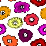 Enige Funky Bloemen vector illustratie Enige Funky Bloemen vector illustratie