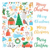 Ensemble d'icône de Noël de vecteur illustration libre de droits Ensemble d'icône de Noël de vecteur illustration libre de droits