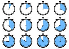 Ensemble d'ic?nes de minuterie Illustration de vecteur illustration stock Ensemble d'ic?nes de minuterie Illustration de vecteur illustration stock
