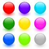 Ensemble de boutons illustration stock Ensemble de boutons illustration stock