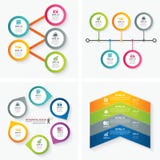 Ensemble de calibres infographic illustration stock Ensemble de calibres infographic illustration stock