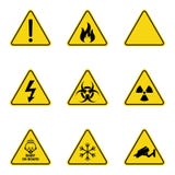 Ensemble de panneaux d'avertissement de triangle Icône d'avertissement de roadsign signe de Danger-avertissement-attention Fond j illustration stock Ensemble de panneaux d'avertissement de triangle Icône d'avertissement de roadsign signe de Danger-avertissement-attention Fond j illustration stock