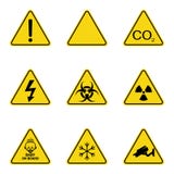 Ensemble de panneaux d'avertissement de triangle Icône d'avertissement de roadsign signe de Danger-avertissement-attention Fond j illustration libre de droits Ensemble de panneaux d'avertissement de triangle Icône d'avertissement de roadsign signe de Danger-avertissement-attention Fond j illustration libre de droits