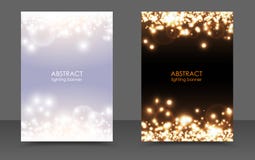 Ensemble magique de scintillement abstrait de fond de lumières de Noël Dirigez la lumière et l'affiche de fête lumineuse de lueur illustration de vecteur Ensemble magique de scintillement abstrait de fond de lumières de Noël Dirigez la lumière et l'affiche de fête lumineuse de lueur illustration de vecteur