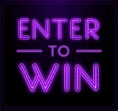 Enter to Win Vector Sign royalty free illustration Enter to Win Vector Sign royalty free illustration