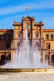 сentral building and fontain at Plaza de Espana Royalty Free Stock Photo сentral building and fontain at Plaza de Espana Royalty Free Stock Photo