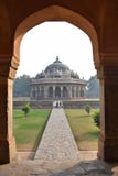 Entrance gate to the tomb of Isa Khan in Delhi stock image Entrance gate to the tomb of Isa Khan in Delhi stock image